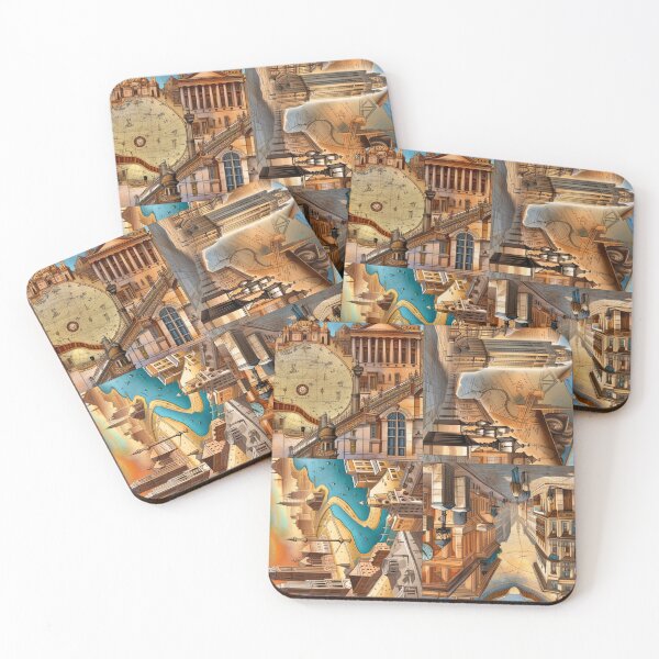 Artikelvorschau, Allover-Print mit Old-World-Muster entworfen und verkauft von FabFreakShop.