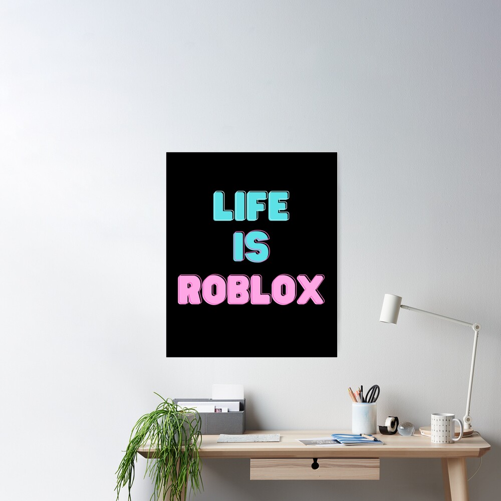 Funny Roblox Wallpaper Custom Poster Print Wall Decor