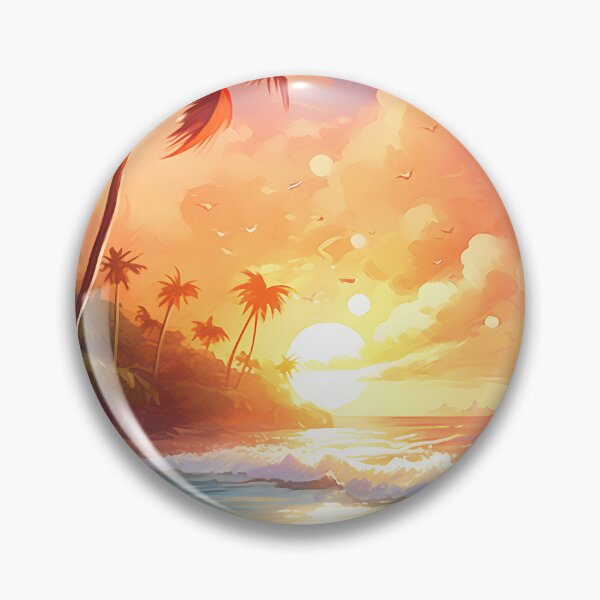 Item preview, Sunset Serenade: Watercolor Beach Scene designed and sold by Shirtastically.