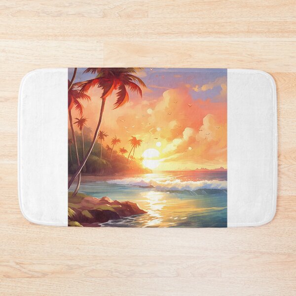Item preview, Sunset Serenade: Watercolor Beach Scene designed and sold by Shirtastically.