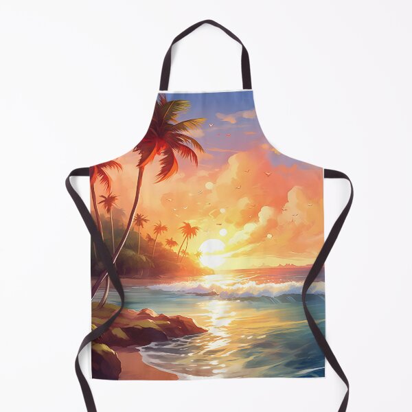 Item preview, Sunset Serenade: Watercolor Beach Scene designed and sold by Shirtastically.