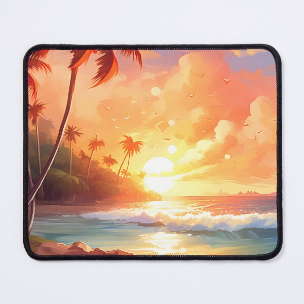 Item preview, Sunset Serenade: Watercolor Beach Scene designed and sold by Shirtastically.