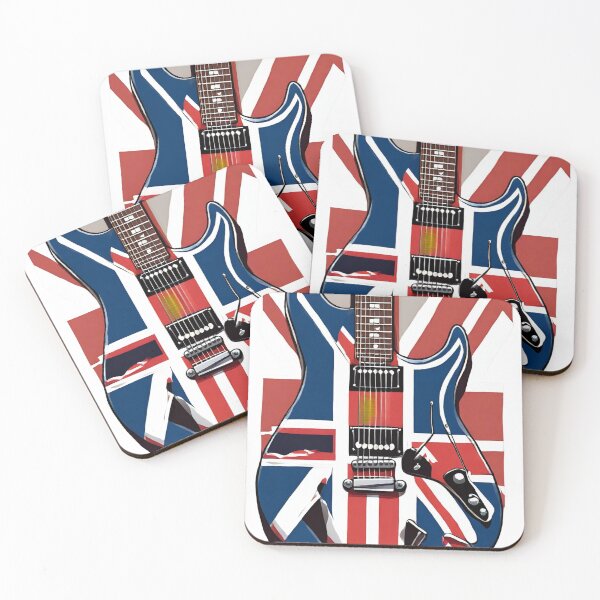Item preview, Electric Guitar - British Flag Electric Guitar designed and sold by RafikieCo.