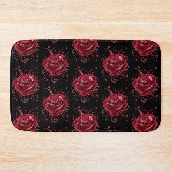 Item preview, Gothic Red Rose Pattern - Elegant Dark Floral Design designed and sold by ArtStyleAlice.