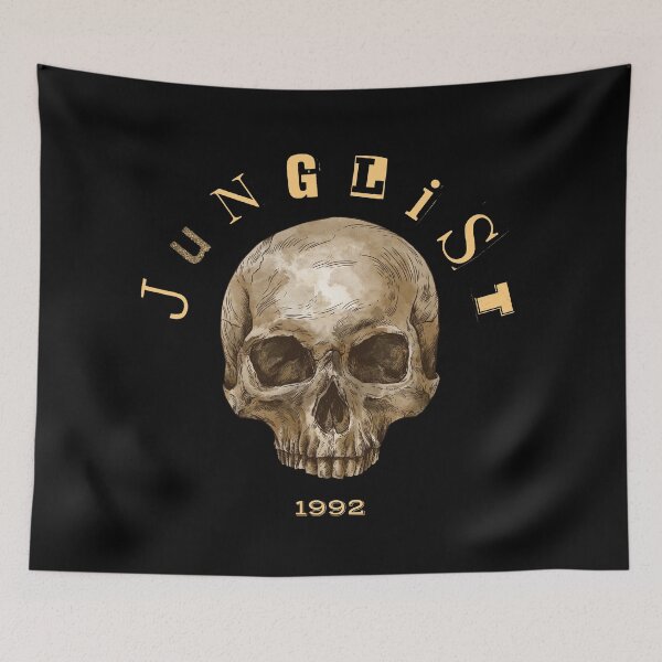 Item preview, HALLOWEEN SPOOKY JUNGLIST SCULL 1992 designed and sold by DARKEDGEDNB.