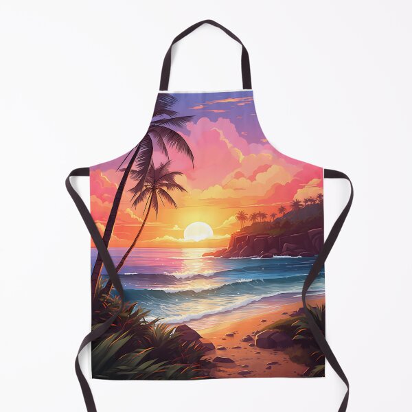 Item preview, Beach Bliss: A Sunset Watercolor designed and sold by Shirtastically.