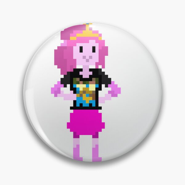 Item preview, Princess Bubblegum (Adventure Time) Pixel Sprite /w Marceline's Band Tee designed and sold by NoahRegolino.