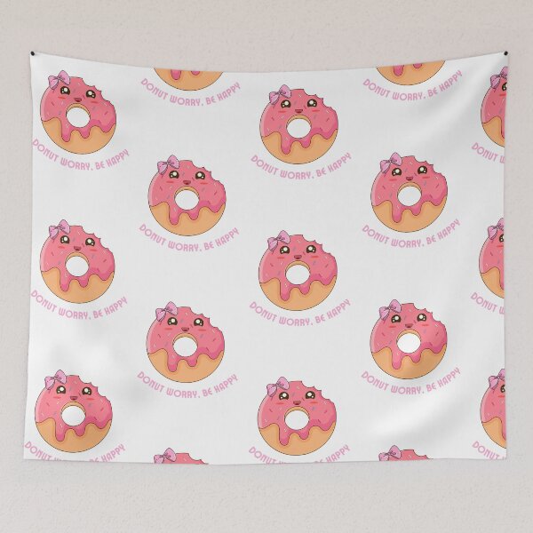 Item preview, Donut Worry, Be Happy designed and sold by ChaosTees.