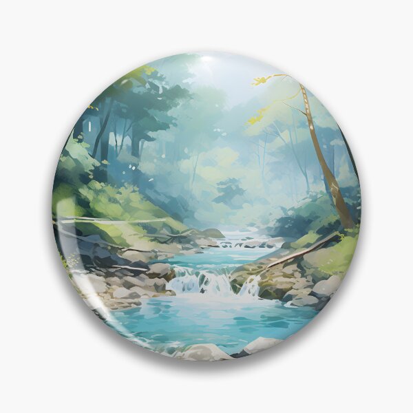 Item preview, Woodland Whisper: Forest Stream Watercolor designed and sold by Shirtastically.