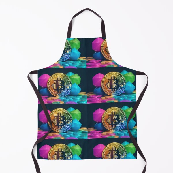Item preview, Bitcoin with bright colors designed and sold by jphillipscott.