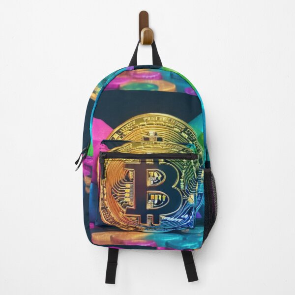 Item preview, Bitcoin with bright colors designed and sold by jphillipscott.