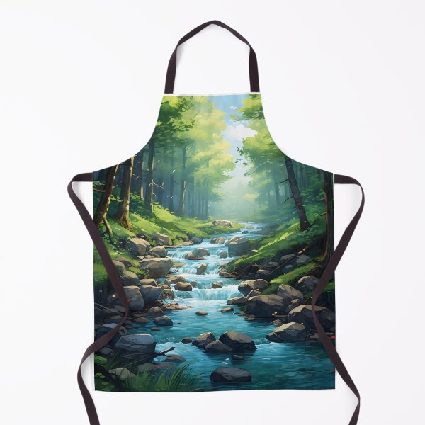 Item preview, Forest Flow: A Watercolor Stream Scene designed and sold by Shirtastically.