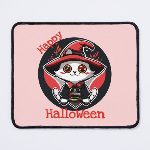 Artikelvorschau, Unglaublich süßes Babykätzchen im Hexenkostüm, das fröhliches Halloween feiert entworfen und verkauft von SemARTDesign.