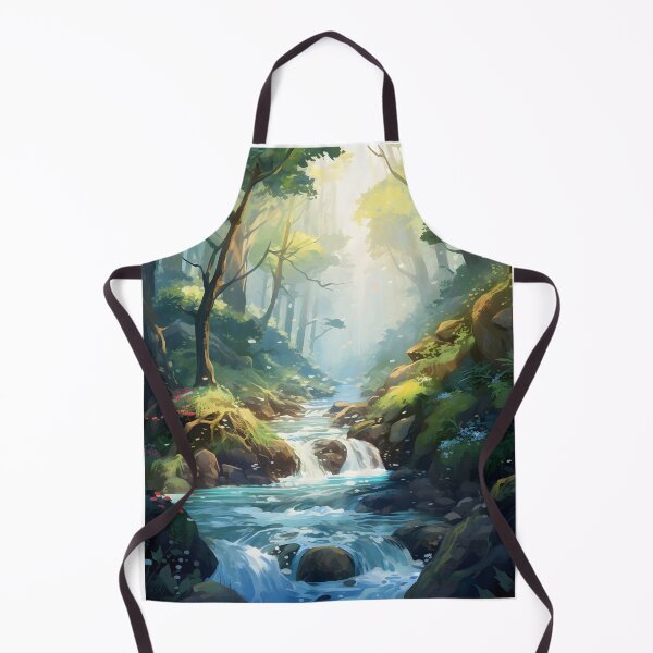 Item preview, Stream Serenity: Watercolor Forest Stream designed and sold by Shirtastically.