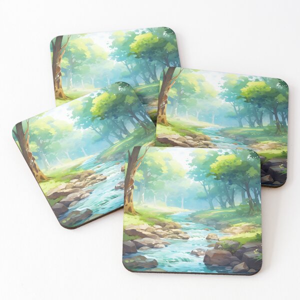 Item preview, Whispering Waters: A Forest Stream Watercolor designed and sold by Shirtastically.