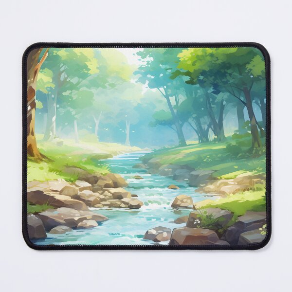 Item preview, Whispering Waters: A Forest Stream Watercolor designed and sold by Shirtastically.