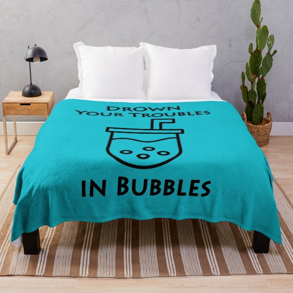 Item preview, Bubble tea boba lovers drown your troubles designed and sold by GreenGuyTees.