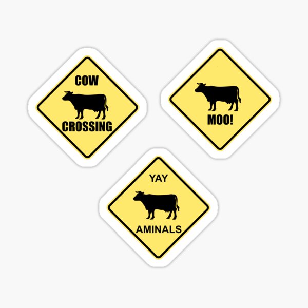 Item preview, Cow Crossing Trio designed and sold by roselikething.