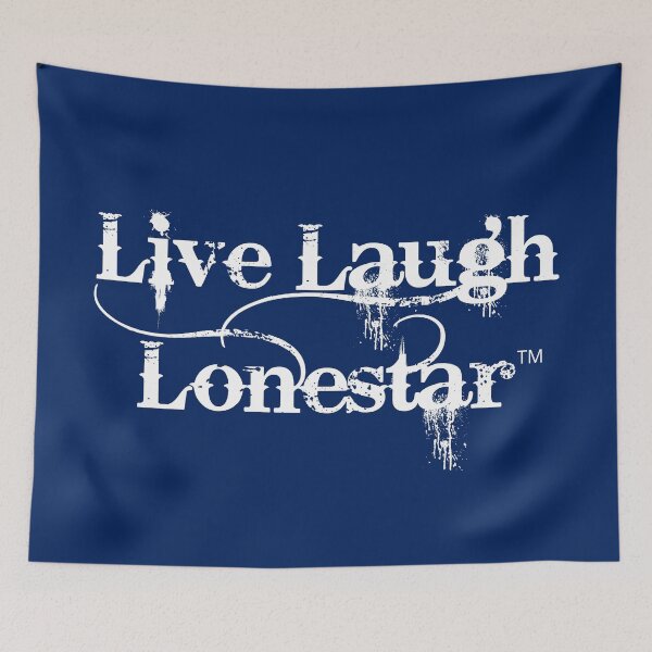 Item preview, Live Laugh Lonestar (TM) Rustic Font White designed and sold by Live Laugh Lonestar.