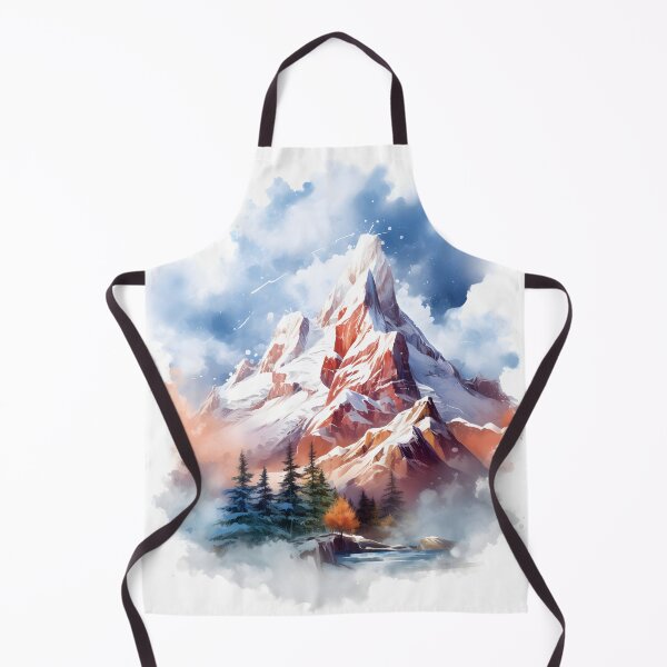 Item preview, Snow Peaks: Mountain Range Watercolor designed and sold by Shirtastically.