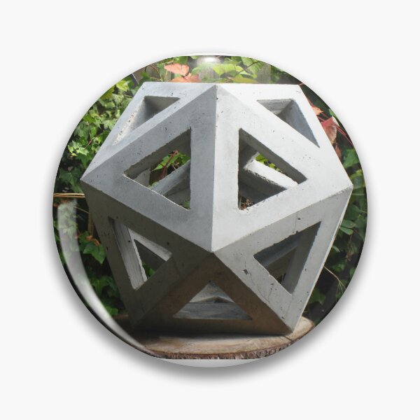 Item preview, gmtrx 432 mm v1 lawal skeletal concrete icosahedron designed and sold by Seni Lawal.