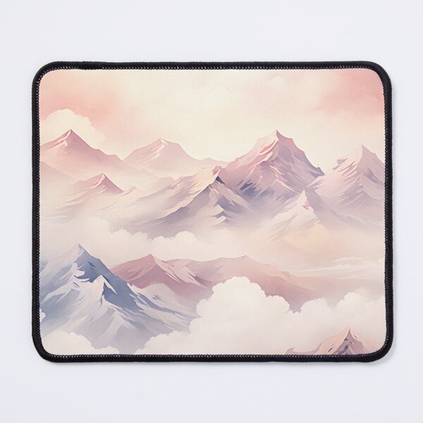 Item preview, Winter Wonder: A Snowy Mountains Watercolor designed and sold by Shirtastically.