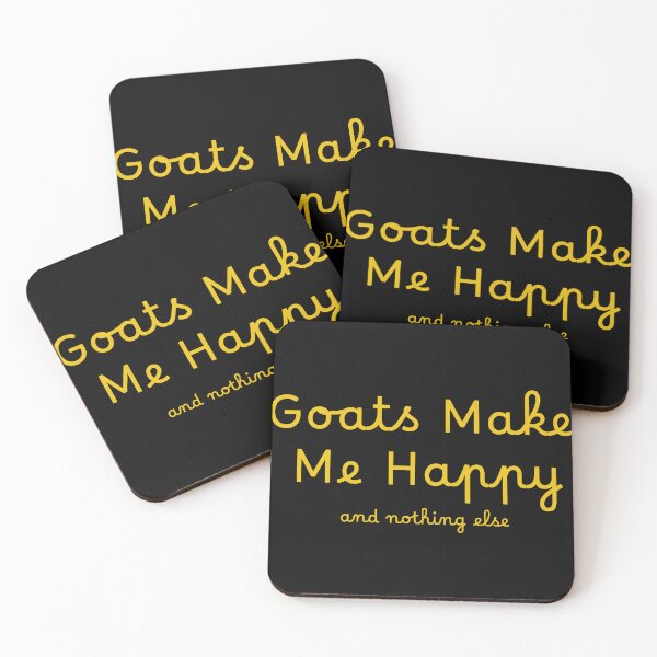 Item preview, Goats Make Me Happy designed and sold by LudwikeArts.