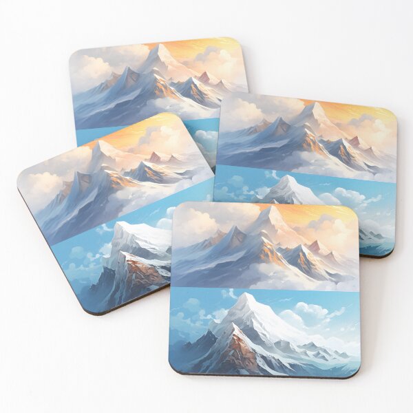 Item preview, Frozen Peaks: Watercolor Mountain Art designed and sold by Shirtastically.