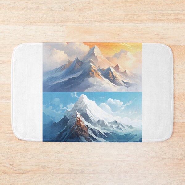 Item preview, Frozen Peaks: Watercolor Mountain Art designed and sold by Shirtastically.