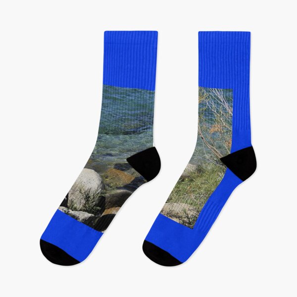 Item preview, Colorful clear water at Lake Tahoe California designed and sold by ROBERTDBROZEK.