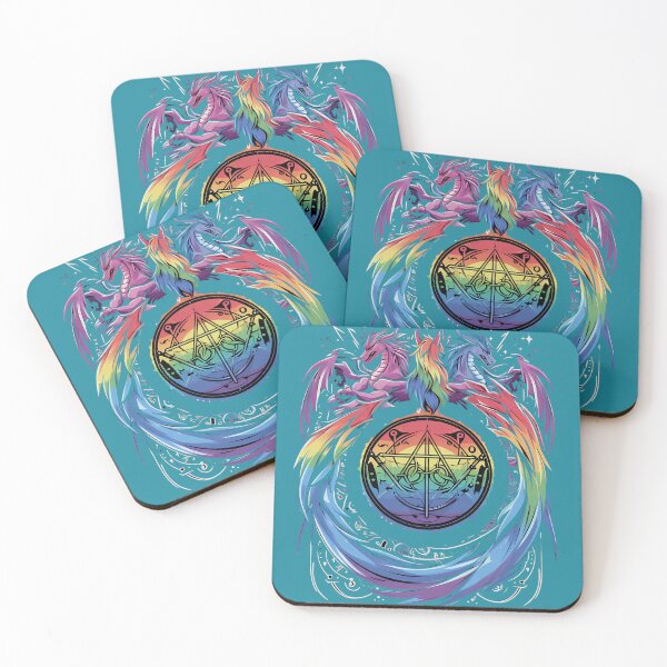 Item preview, Rainbow Dragon Emblem designed and sold by mmllcadmin.