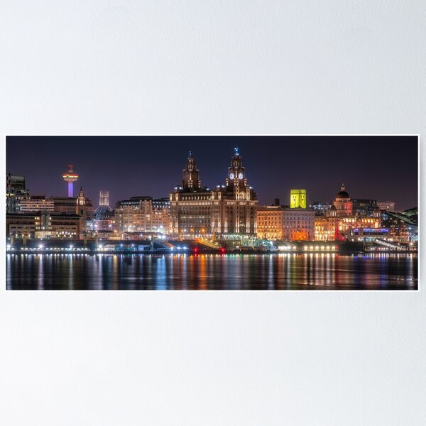 Item preview, Liverpool waterfront panoramic designed and sold by Pixancards.
