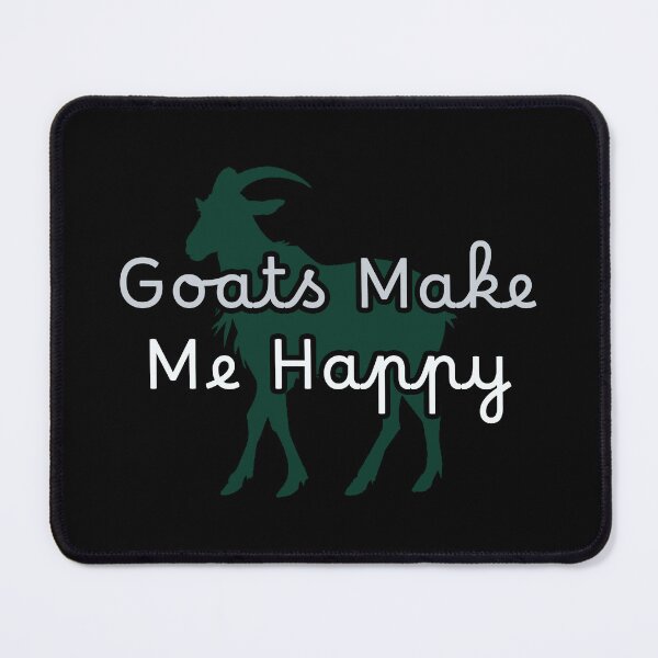 Item preview, Goats Make Me Happy designed and sold by LudwikeArts.
