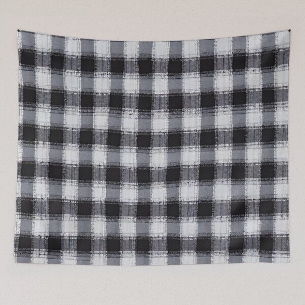 Item preview, Black & White Chequered Pattern  designed and sold by AuraDesigner.