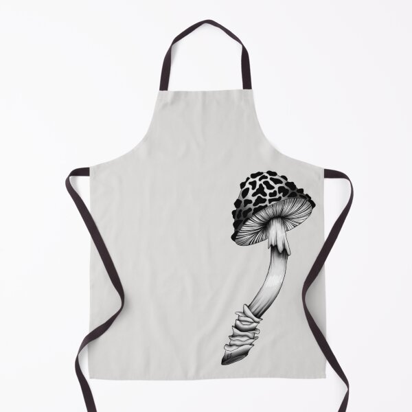 Item preview, Black and White Mushroom designed and sold by feeling-bleu.