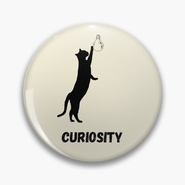 Item preview, Curiosity cat and bulb design designed and sold by Nottivago-App.