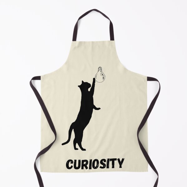 Item preview, Curiosity cat and bulb design designed and sold by Nottivago-App.