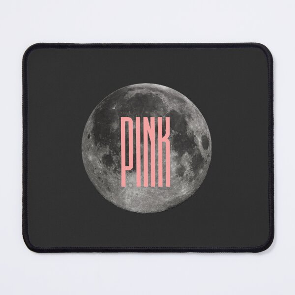 Item preview, Pink Moon - GRAY FULL MOON with bold PINK designed and sold by MyThemesDesign.