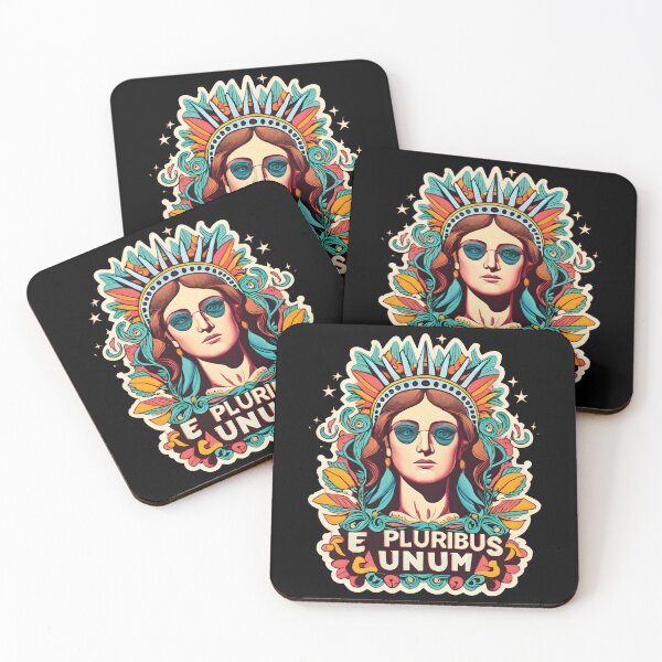 Item preview, Statue of Liberty with Sunglasses and Crown with E Pluribus Unum Motto designed and sold by nicestr.