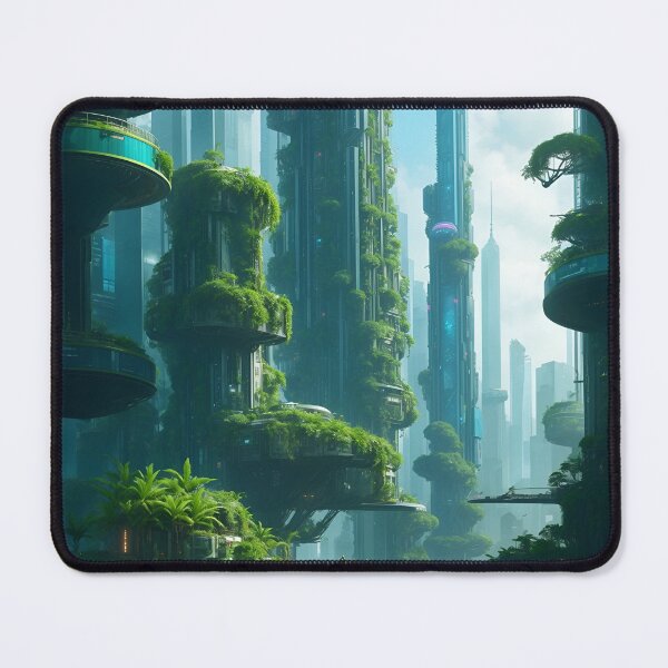 Item preview, Overgrown Cybercity designed and sold by etjcavas.