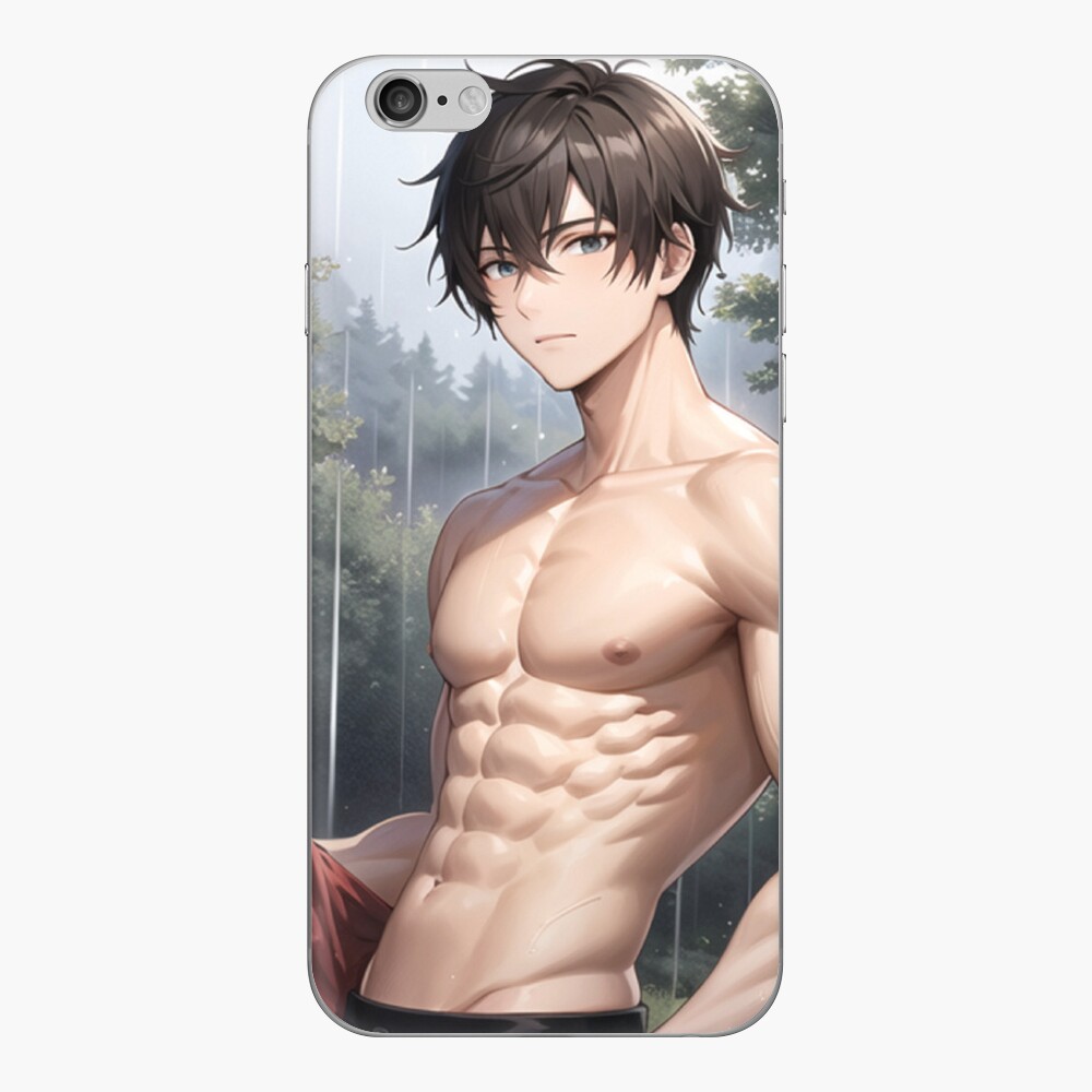 Muscular Anime Boy Poster for Sale by baraclub