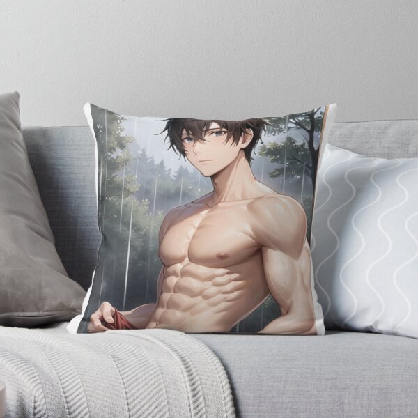 Muscular Anime Boy Poster for Sale by baraclub