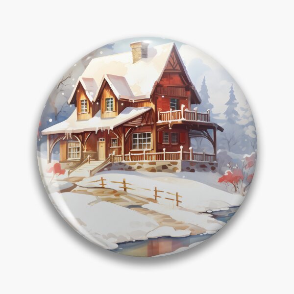 Item preview, Cabin Comfort: A Winter Retreat Watercolor designed and sold by Shirtastically.