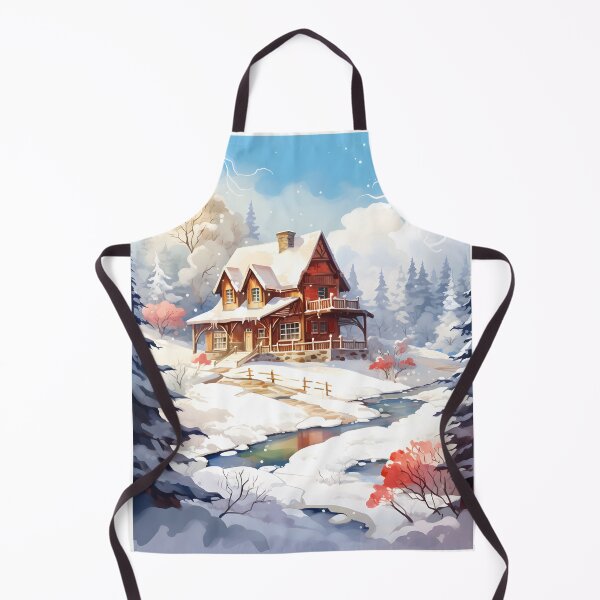 Item preview, Cabin Comfort: A Winter Retreat Watercolor designed and sold by Shirtastically.