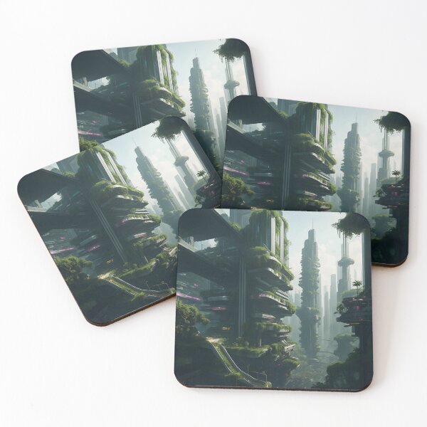Item preview, Overgrown Cybercity designed and sold by etjcavas.