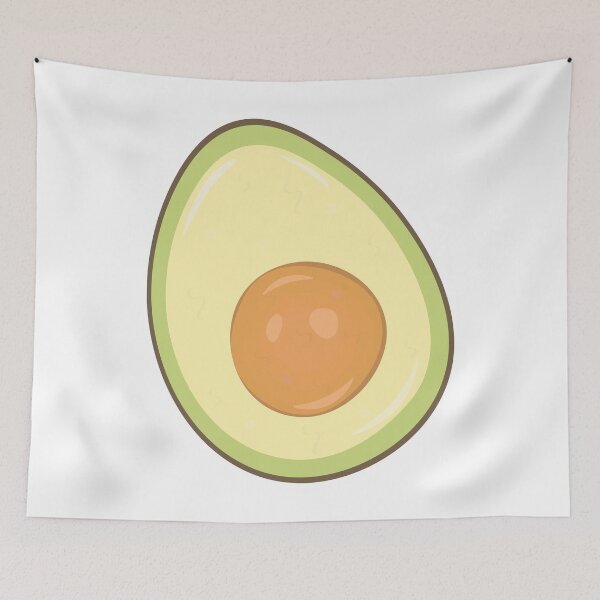 Item preview, Half an avocado with pit designed and sold by OM-lova.