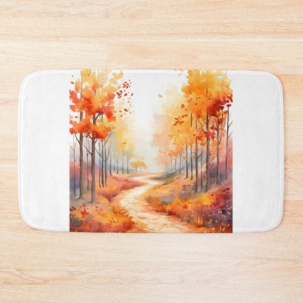 Item preview, Fall Colors: A Forest in Autumn Watercolor designed and sold by Shirtastically.