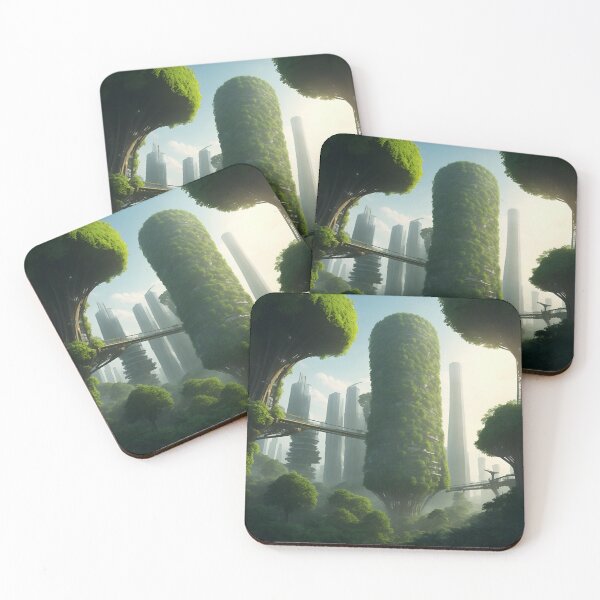 Item preview, Greenery cityscape designed and sold by etjcavas.
