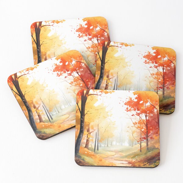 Item preview, Colorful Canopy: Watercolor Autumn Forest designed and sold by Shirtastically.