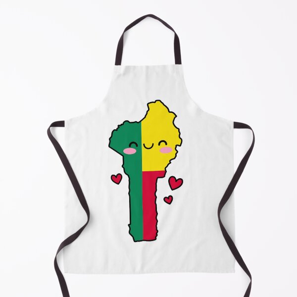 Item preview, Benin Flag Map Smile with Love designed and sold by pixelsparkzone.